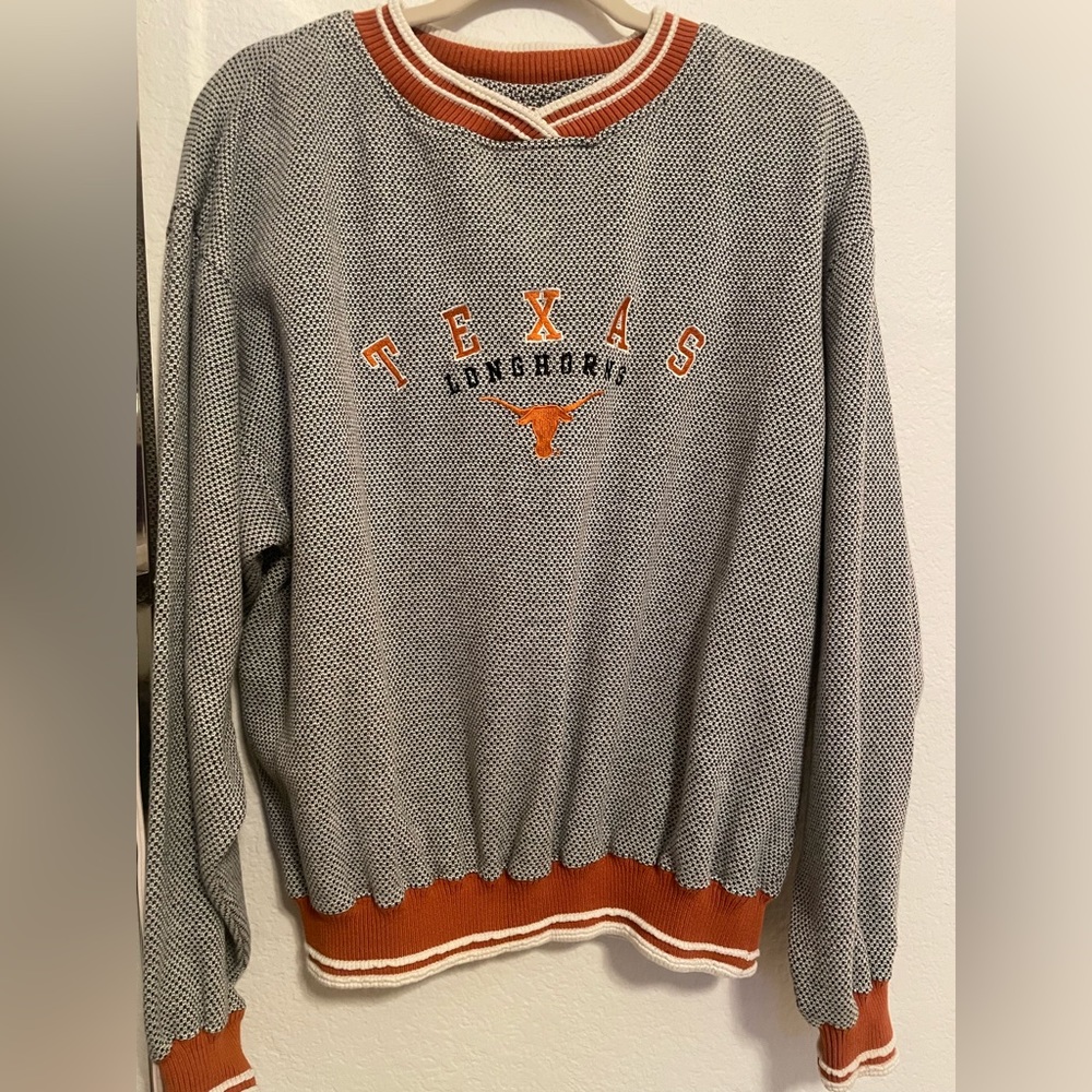 VINTAGE MENS Crewneck pullover Texas Longhorns (SIZE MEDIUM)